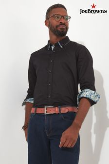 Joe Browns Black Superb Double Collar Shirt (Q86623) | kr519