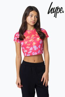 Hype. Camiseta infantil rosa con garabatos (Q87275) | 28 €