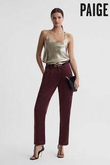 Paige Satin Cargo Trousers (Q87427) | ‏1,458 ‏₪