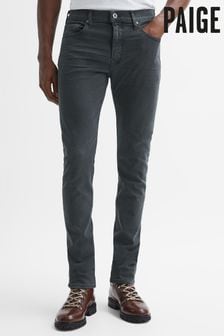 Vintage Midnight Thistle - Paige High Slim Fit Stretch Jeans (Q87435) | ‏1,157 ‏₪