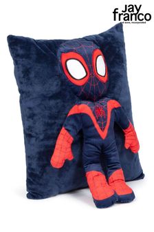 Jay Franco Blue/Red Jay Franco Natural Marvel Spidey and His Amazing Friends Miles Morales Plush Snuggle Pillow - Super (Q87480) | $63
