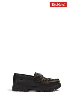 Kickers Lennon Black Loafers (Q87555) | AED549