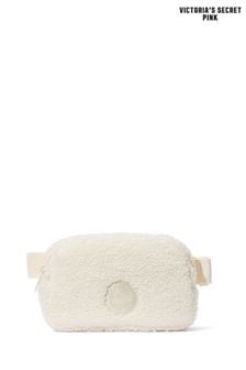 Victoria's Secret PINK Creamer White Cosy Plush Belt Bag (Q87711) | €23