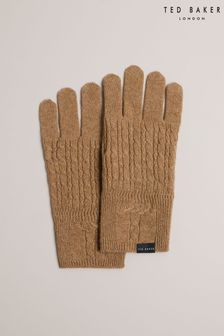 Ted Baker Natural Lisel Cashmere Blend Knitted Gloves (Q87767) | €31