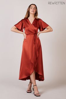 Оранжевый - Платье для подружки невесты с каскадной юбкой Rewritten Florence (Q87856) | €192