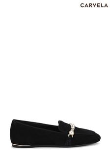 Carvela Precious Black Loafers (Q87870) | €178