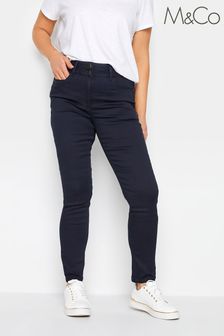 M&Co Blue Lift and Shape Slim Jeans (Q87993) | $67