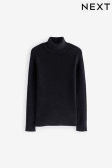 黑色 - 高翻領套衫 (3-16歲) (Q87997) | NT$530 - NT$750