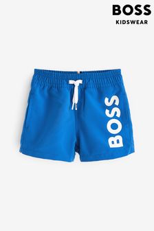 BOSS Sky Blue Logo Swim Shorts (Q88092) | ￥8,460 - ￥9,510