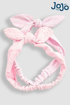 Розовый - Набор из 2 повязок на голову Jojo Maman Bébé (Q88282) | €12