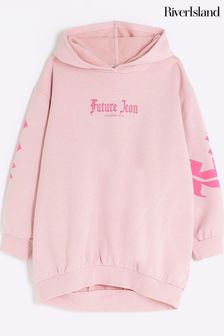 River Island Pink Girls Future Icon Hoodie (Q88333) | 31 €