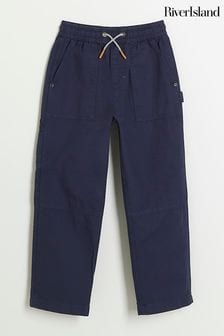 River Island Blue Boys Carpenter Trousers (Q88384) | AED113 - AED147