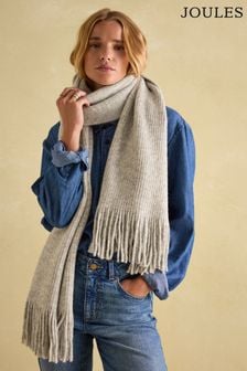 Joules Caversham Grey Knitted Scarf (Q88600) | €31