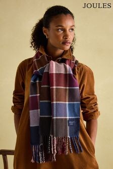 Joules Langtree Berry & Navy Scarf (Q88604) | $29