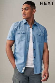 Men s Clearance Blue Big Regular Shirts Next Luxembourg