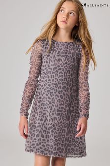 Next girls leopard print dress hot sale