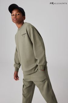 Verde kaki - Smallsaints Underground Oversized Crew Sweatshirt (Q89263) | 191 LEI - 215 LEI