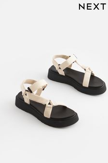 Hueso - Webbing Chunky Sandals (Q89266) | 48 €