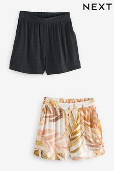 Black/White Pull-on Shorts 2 Pack (Q89625) | €30