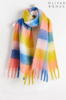 Разноцветный шарф в клетку Oliver Bonas (Q89662) | €20