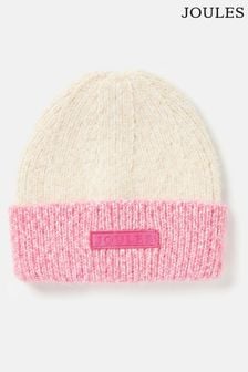 Joules Wanderer Cream Knitted Beanie Hat (Q89674) | KRW21,200