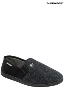 Dunlop Black Mens Full Shoes Felt Slippers (Q89989) | $51