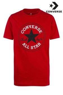 Rouge - T-shirt Converse avec écusson Chuck (Q90177) | €22