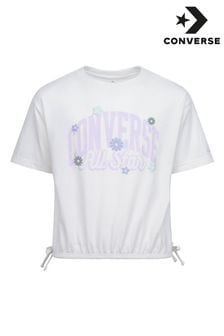 Weiß - Converse lässig Grafik-T-Shirt (Q90197) | 31 €