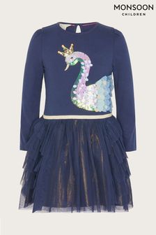 Monsoon Blue Disco Swan Dress (Q90276) | 29 € - 33 €