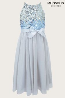 Monsoon Blue Ombre Sequin Truth Dress (Q90294) | €60 - €63