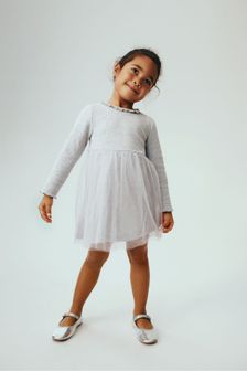 Mango Tulle Skirt  Jersey Dress (Q90876) | €29