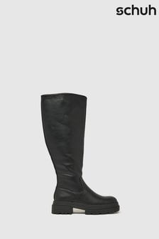 Schuh Dannie Chunky Pull On Black Boots (Q91142) | 84 €