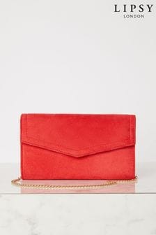 Lipsy Red Foldover Ocassion Envelope Clutch Bag (Q91203) | 39 €