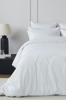 Bedfolk White Classic Cotton Duvet Cover (Q91246) | kr1 260 - kr1 630