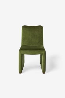 MADE.COM Pistachio Green Velvet Tova Dining Chair (Q91648) | €251