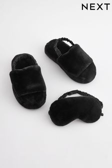 Girls Slippers Black Footwear Next Canada