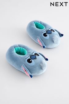 Blue Lilo and Stitch Plush Slippers (Q91911) | SGD 30 - SGD 36