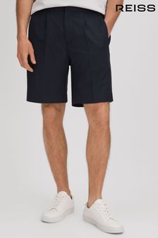 Reiss Navy Sussex Relaxed Drawstring Shorts (Q91942) | LEI 726