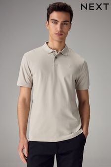 Neutral Slim Fit Pique Polo Shirt (Q91943) | KRW34,900