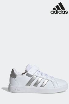 adidas Sportswear Grand Court Elastic Lace And Top Strap Trainers
