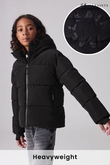 smALLSAINTS Black Boys Short Padded Coat (Q92094) | $117 - $123