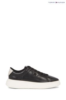 Tommy Hilfiger Pointy Court Black Sneakers