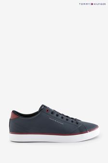 Tommy Hilfiger Blue Leather Sneakers (Q92246) | 445 QAR
