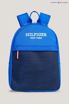 Tommy Hilfiger Blue Monotype Backpack