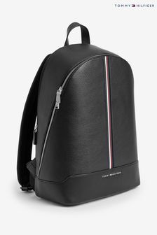 Tommy Hilfiger Central Dome Black Backpack (Q92317) | $274