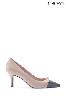 Nine West Womens 'Holly' Brown Heeled Court Shoes
