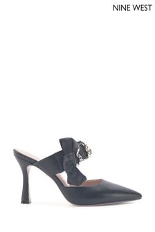 Nine West Womens 'Mina' Spool Heel Court Black Shoes (Q92758) | 346 QAR