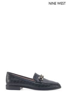 Nine West Womens 'Overla'  Flat Black Loafers (Q92759) | AED333