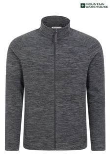 Mountain Warehouse Grey Mens Snowdon II Fleece Full Zip Jacket (Q92866) | €46