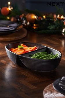 Black Bronx Two Part Serve Dish (Q92953) | €28